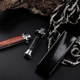 high hardness folding knife Mahogany knife, ebony knife, outdoor knife, multi-function survival folding knife, wild survival knife swordfish