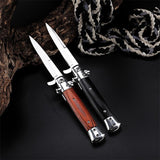 high hardness folding knife Mahogany knife, ebony knife, outdoor knife, multi-function survival folding knife, wild survival knife swordfish