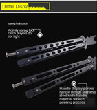 Novice Practice Knife Stainless Steel Folding Fling Knife Unopened Butterfly Training Knife Play Cool Butterfly Tool Spot Supply