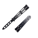 Play Cool Butterfly Tool Unopened Butterfly Training Knife Novice Practice Knife Stainless Steel Folding Knife From Stock