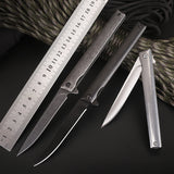 portable folding knife Magic pen m390 powder steel folding knife high hardness and sharp mini self-defense knife outdoor knife