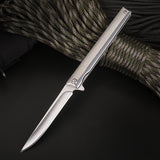 portable folding knife Magic pen m390 powder steel folding knife high hardness and sharp mini self-defense knife outdoor knife