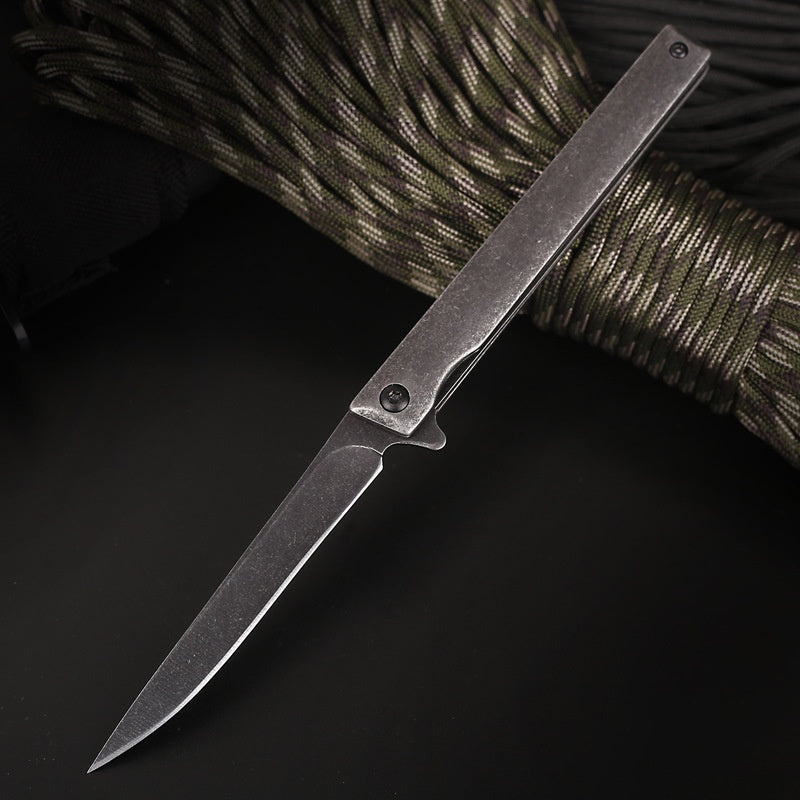 portable folding knife Magic pen m390 powder steel folding knife high hardness and sharp mini self-defense knife outdoor knife
