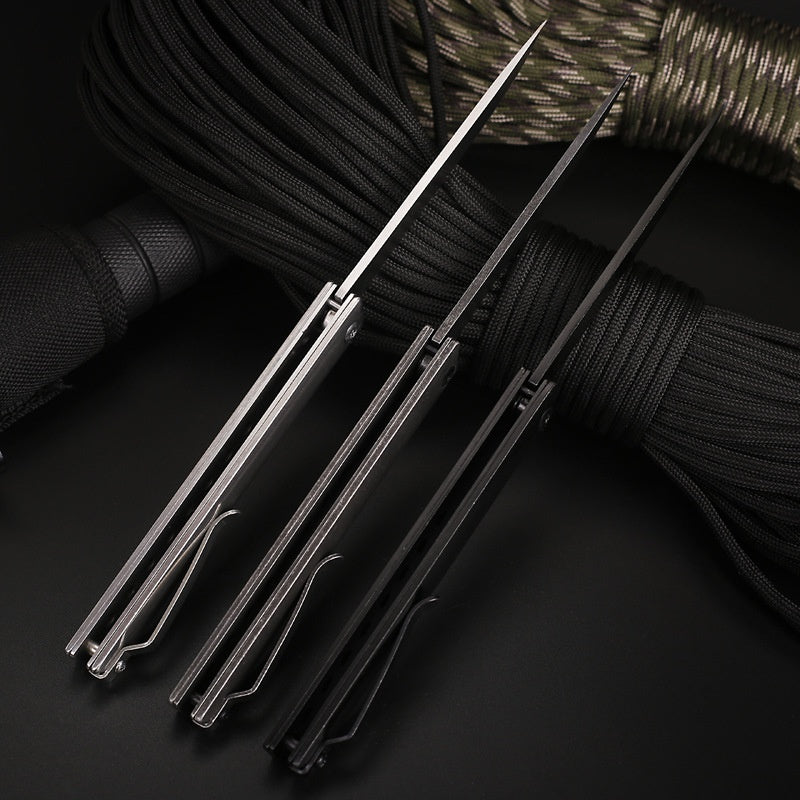 portable folding knife Magic pen m390 powder steel folding knife high hardness and sharp mini self-defense knife outdoor knife