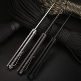 portable folding knife Magic pen m390 powder steel folding knife high hardness and sharp mini self-defense knife outdoor knife