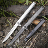 portable folding knife Magic pen m390 powder steel folding knife high hardness and sharp mini self-defense knife outdoor knife