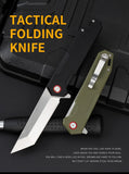 Folding Knife Outdoor G10 Folding Knife Wilderness Survival Knife Portable Fruit Knife Sharp Knife