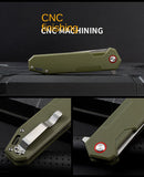 Folding Knife Outdoor G10 Folding Knife Wilderness Survival Knife Portable Fruit Knife Sharp Knife