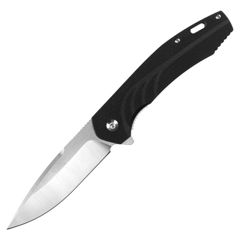 Camping Survival Outdoor Self-defense Sharp Fruit Knife Folding Knife D2 Stainless Steel Folding Knife
