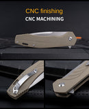 Camping Survival Outdoor Self-defense Sharp Fruit Knife Folding Knife D2 Stainless Steel Folding Knife