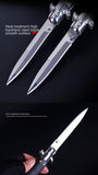 Italian Mafia Portable 9-inch Folding Knife Outdoor Defensive Height Hardness Pocket Knife Wilderness Survival Knife