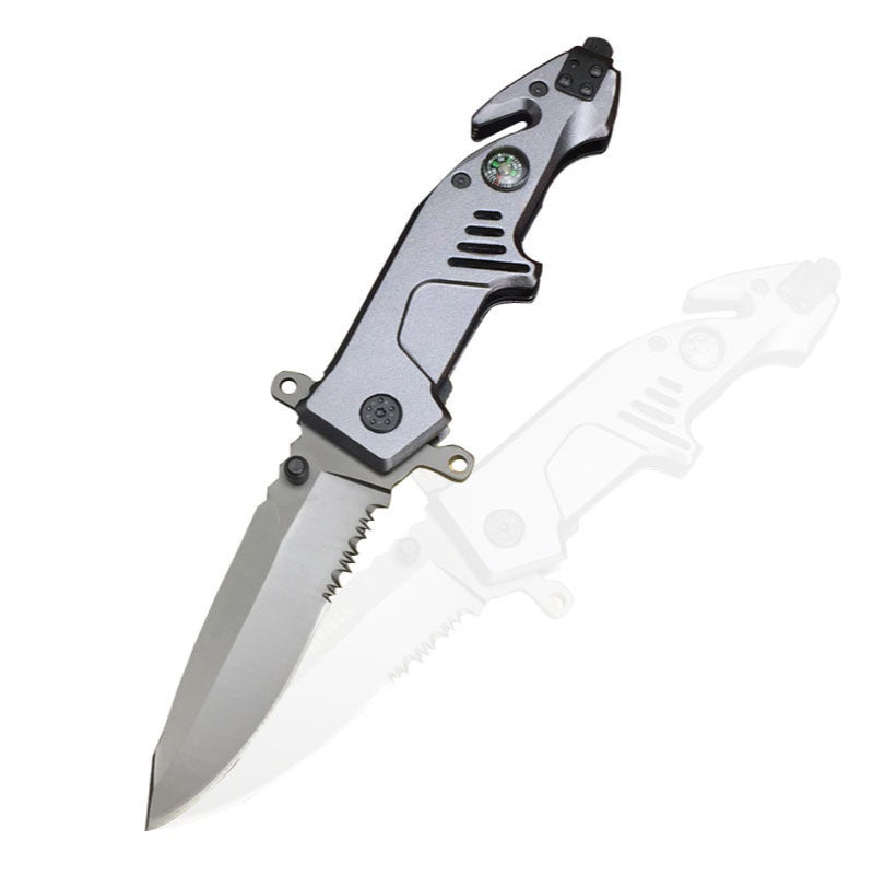 Outdoor camping survival hunting folding knife pocket fishing multi-function knife