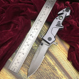 Outdoor camping survival hunting folding knife pocket fishing multi-function knife
