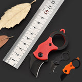 【Free gift】Outdoor Knife Stainless Steel Mini Claw Knife Mini Folding Knife Camping Outdoor Survival Knife Portable Knife 3pcs