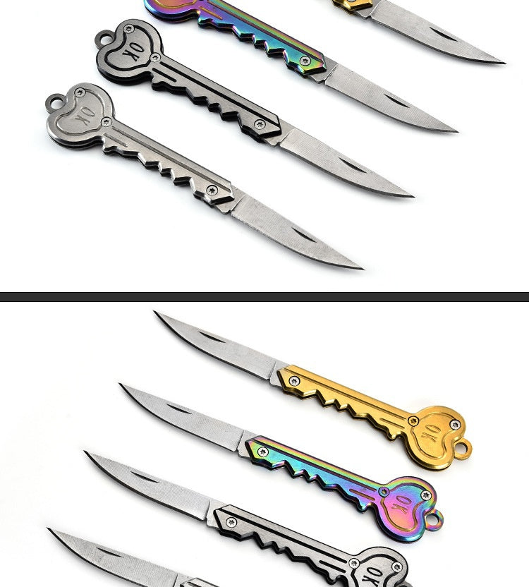 Outdoor Mountaineering Self-defense Portable Knife OK Key Knife Mini Key Knife Demolition Express Knife