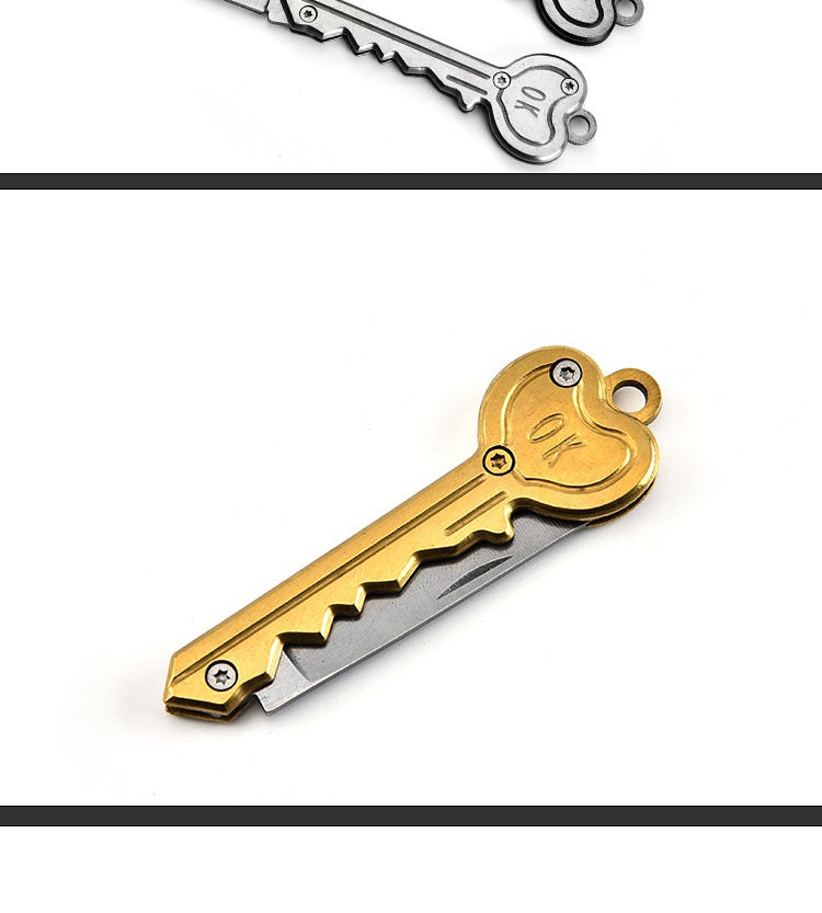 Outdoor Mountaineering Self-defense Portable Knife OK Key Knife Mini Key Knife Demolition Express Knife