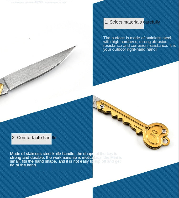 Outdoor Mountaineering Self-defense Portable Knife OK Key Knife Mini Key Knife Demolition Express Knife