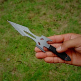 Four Style Outdoor protection dagger hand dart knife Outdoor small leggings hidden weapon heavy dart needle defense suit a set of 6 PCS