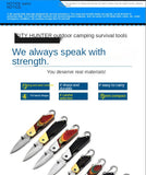 Outdoor QQ Mini Keychain Pocket Knife Folding Knife Stainless Steel Edged Folding Knife Folding Gift Knife