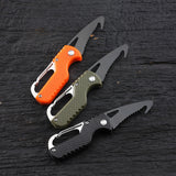 Portable Car Emergency Rescue Folding Knife Quick-opening Multi-purpose Unpacking Knife Outdoor Portable Survival Folding Knife