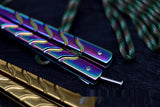 CSGO Butterfly Knife Practice Knife Unopened Ornamental Knife Play Cool Folding Knife Stainless Steel Pocket Knife