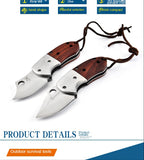Bladed Tactical Knife Small Armored Mini Knife Stainless Steel Outdoor Folding Knife