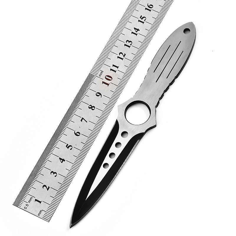 Outdoor camping knife blade straight knife diving straight knife outdoor self-defense leggings saber