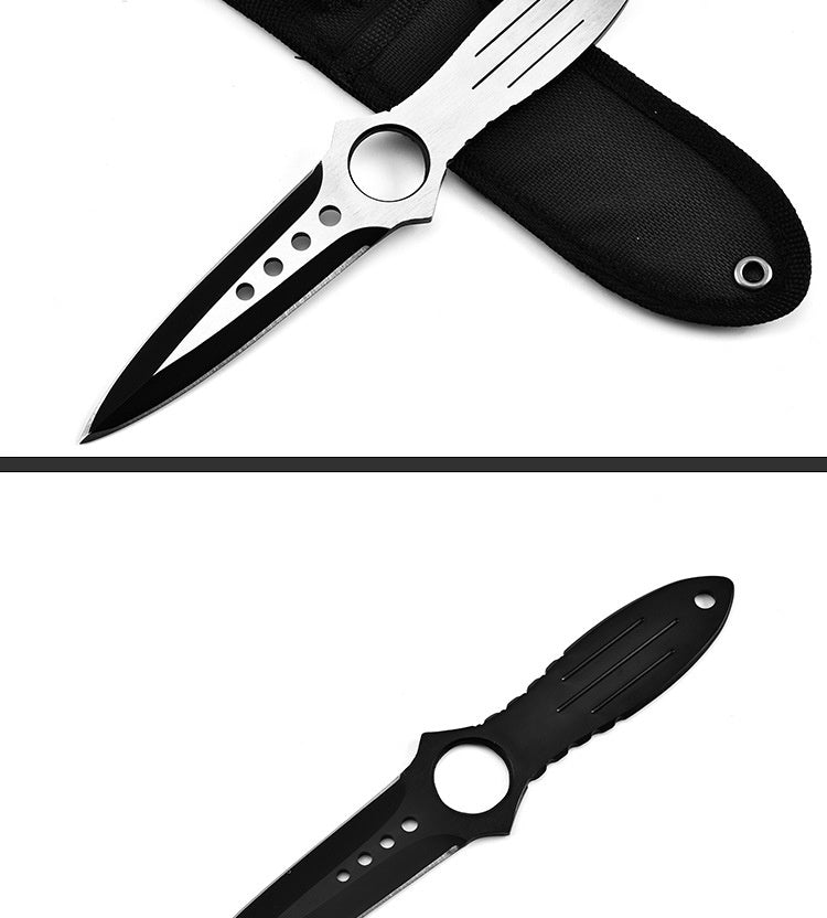 Outdoor camping knife blade straight knife diving straight knife outdoor self-defense leggings saber