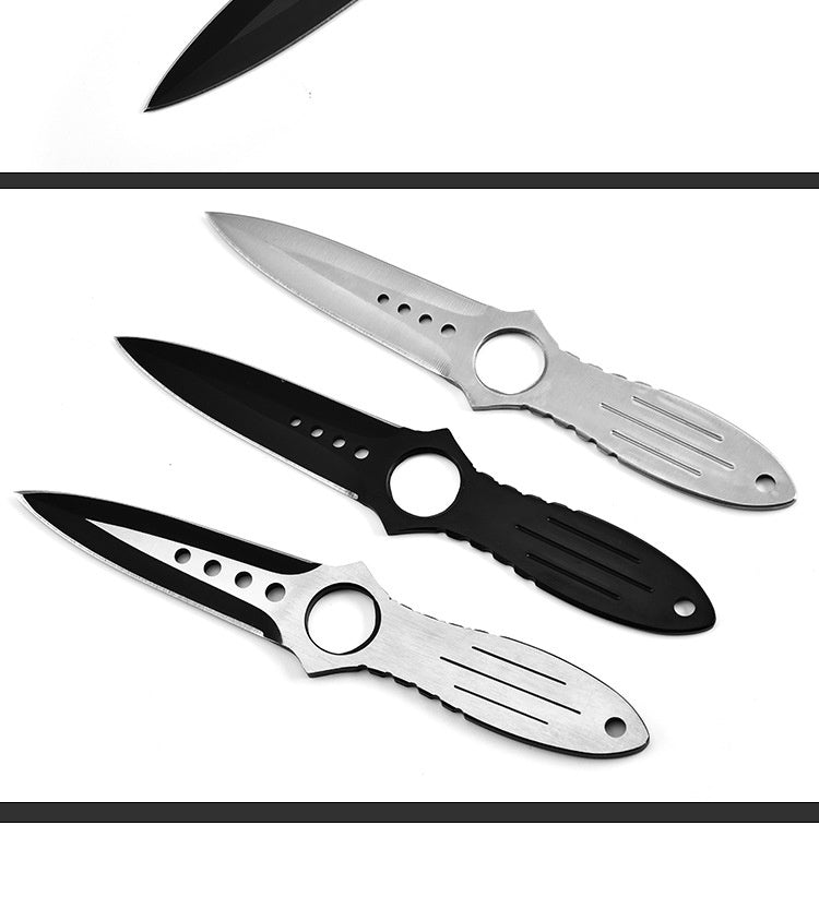 Outdoor camping knife blade straight knife diving straight knife outdoor self-defense leggings saber