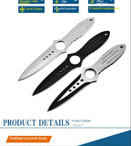 Outdoor camping knife blade straight knife diving straight knife outdoor self-defense leggings saber