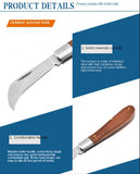 Stainless steel folding electric knife Electrician's knife Electrician's wire stripping knife Razor tool