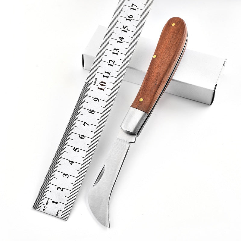 Stainless steel folding electric knife Electrician's knife Electrician's wire stripping knife Razor tool