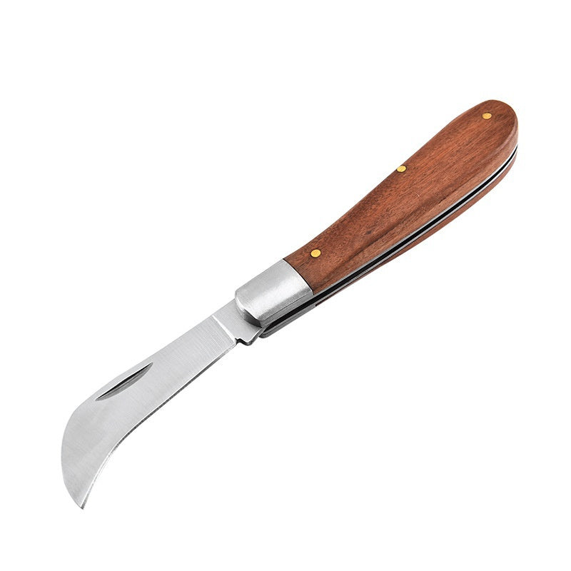 Stainless steel folding electric knife Electrician's knife Electrician's wire stripping knife Razor tool