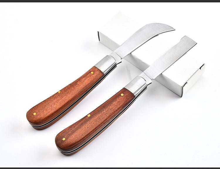 Stainless steel folding electric knife Electrician's knife Electrician's wire stripping knife Razor tool