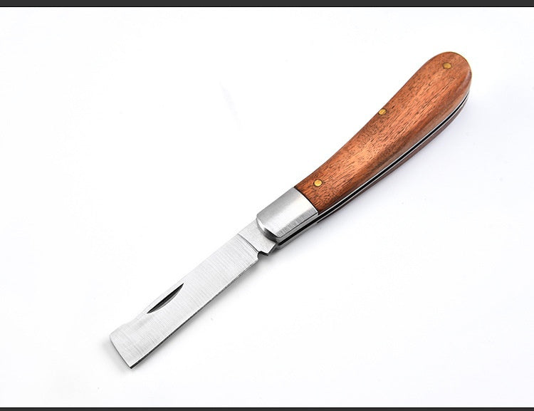 Stainless steel folding electric knife Electrician's knife Electrician's wire stripping knife Razor tool