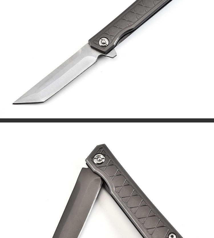 Multifunctional Tactical Knife Samurai Folding Knife Self-defense Tactical Knife Katana Outdoor Pocket Knife