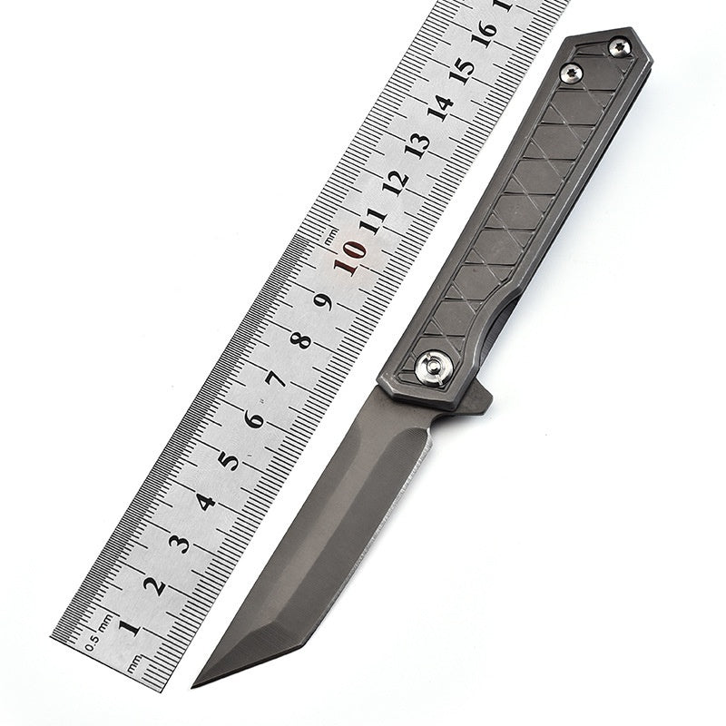 Multifunctional Tactical Knife Samurai Folding Knife Self-defense Tactical Knife Katana Outdoor Pocket Knife