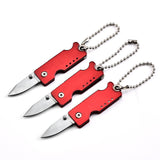 Stainless Steel Keychain Pocket Knife Mini Folding Knife Folding Knife Self-defense Folding Knife Multifunctional Tactical Knife