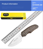 High hardness stainless steel outdoor straight knife tactical straight knife self-defense survival knife portable survival small straight knife