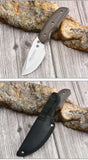 High hardness stainless steel outdoor straight knife tactical straight knife self-defense survival knife portable survival small straight knife