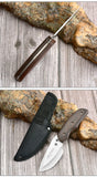 High hardness stainless steel outdoor straight knife tactical straight knife self-defense survival knife portable survival small straight knife