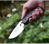 High hardness stainless steel outdoor straight knife tactical straight knife self-defense survival knife portable survival small straight knife