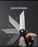 Outdoor Folding Knife G10 Folding Knife Portable Fruit Knife Wilderness Survival Knife Sharp Knife