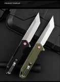Outdoor Folding Knife G10 Folding Knife Portable Fruit Knife Wilderness Survival Knife Sharp Knife