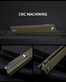 Outdoor camping self-defense knife G10 survival knife pocket knife D2 steel high hardness folding knife