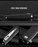 G10 outdoor knife D2 stainless steel folding knife self-defense folding knife camping sharp fruit knife Yangjiang knife