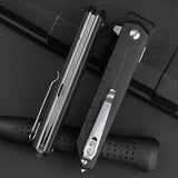 G10 outdoor knife D2 stainless steel folding knife self-defense folding knife camping sharp fruit knife Yangjiang knife
