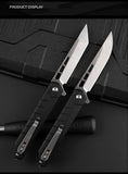 G10 outdoor knife D2 stainless steel folding knife self-defense folding knife camping sharp fruit knife Yangjiang knife