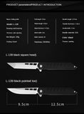 G10 outdoor knife D2 stainless steel folding knife self-defense folding knife camping sharp fruit knife Yangjiang knife