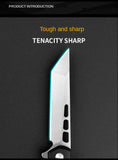 G10 outdoor knife D2 stainless steel folding knife self-defense folding knife camping sharp fruit knife Yangjiang knife